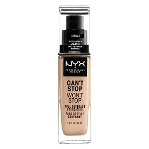 NYX Cosmetics Can't Stop Won't Stop Full Coverage Foundation 06 Vanilla