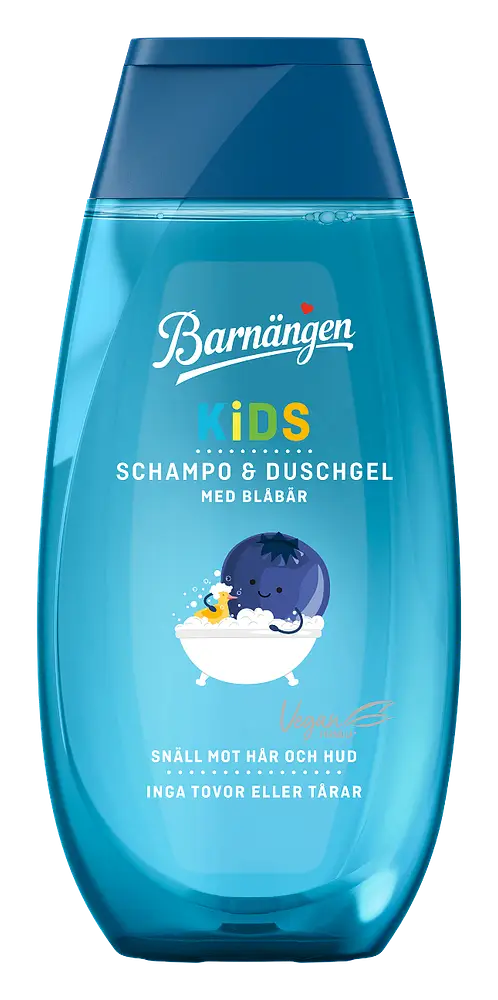 Barnängen Kids Schampo & Duschgel Med Blåbär