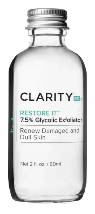 ClarityRx Restore It 7.5% Glycolic Exfoliator