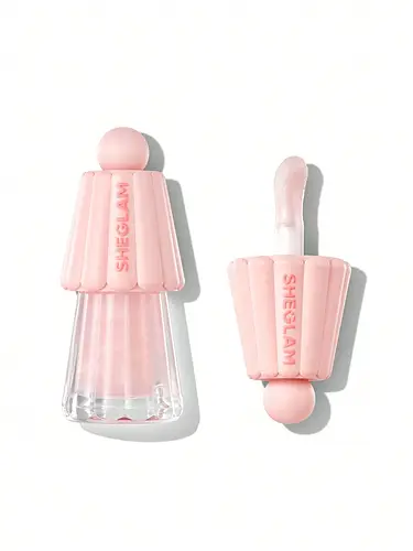 SHEGLAM Jelly Wow Hydrating Glitter Lip Oil Pinkies Up