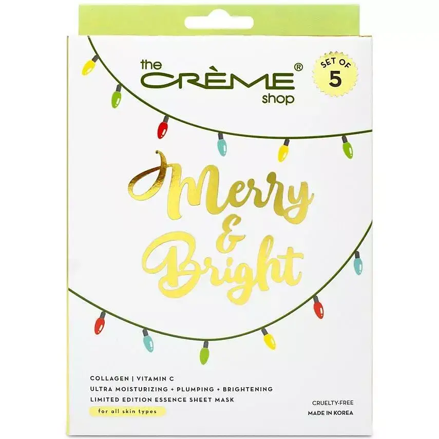 The Creme Shop Merry & Bright Postcard Sheet Mask