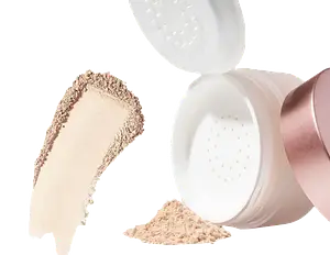 GRWM Cosmetics Powder Rush Loose Baking & Setting Powder Cream Puff