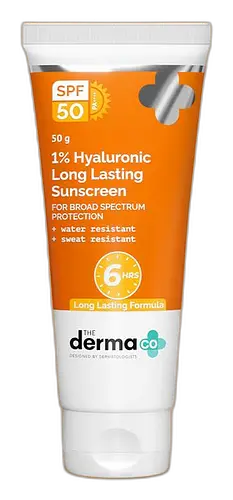 The Derma Co 1% Hyaluronic Long Lasting Sunscreen SPF 50