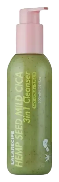 Lalarecipe Hemp Seed Mild Cica 3 In 1 Cleanser
