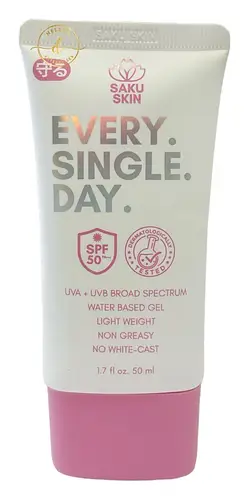 Saku Skin Every Single Day Sunscreen SPF 50