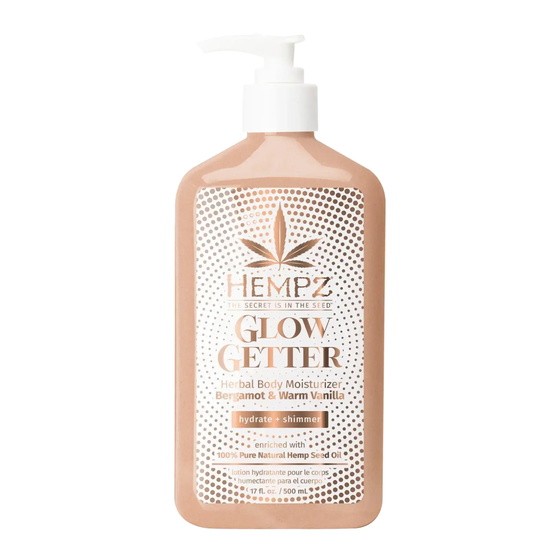 Hempz Glow Getter Herbal Body Moisturizer With Shimmer
