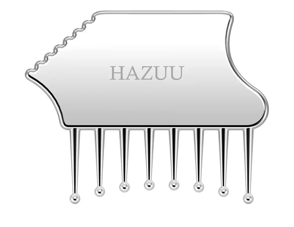 Hazuu Portable Stainless Steel Scalp Massager