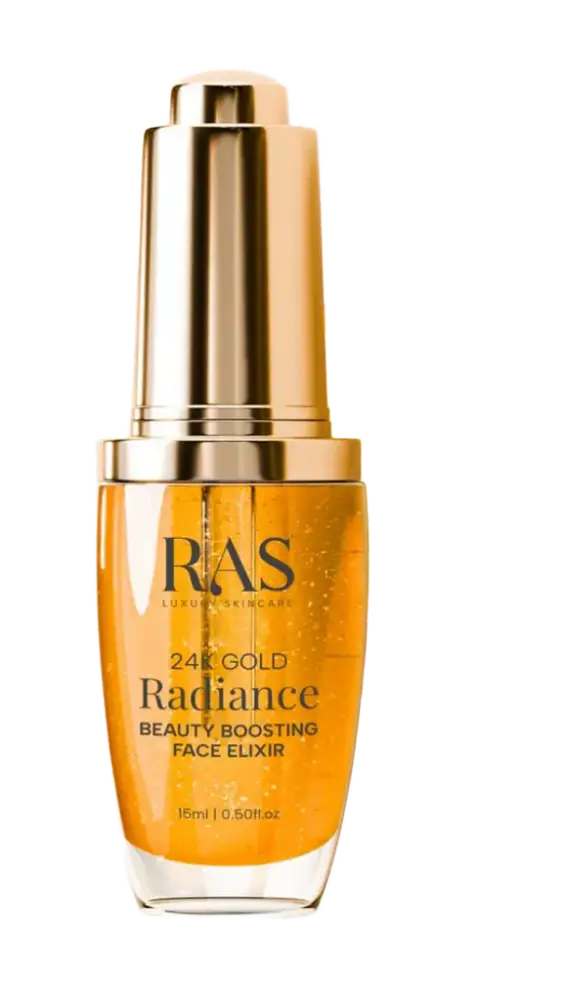 RAS Luxury Oils 24k Gold Radiance Beauty Boosting Face Elixir