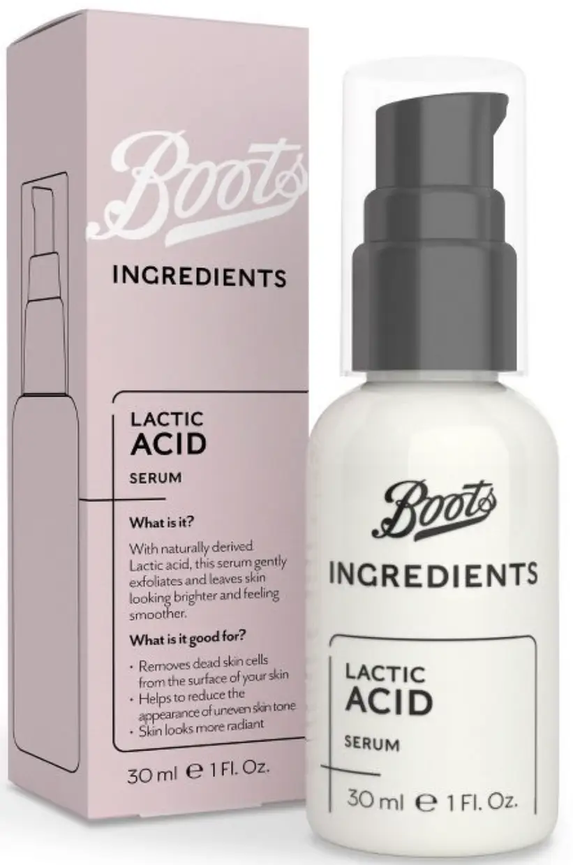 Boots Ingredients Lactic Acid Serum