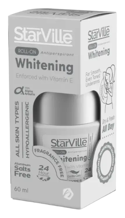 Starville Whitening Antiperspirant Roll-On Fragrance Free