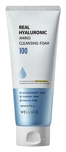 Wellage Real Hyaluronic Amino Cleansing Foam