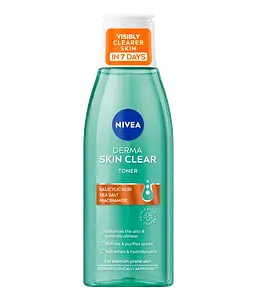 Nivea Derma Skin Clear Toner With Salicylic Acid, Sea Salt, And Niacinamide UK