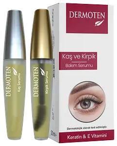 Dermoten Eyebrow & Eyelash Care Serum With Keratin & Vitamin E