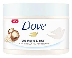 Dove Exfoliating Body Polish Macadamia & Rice Milk