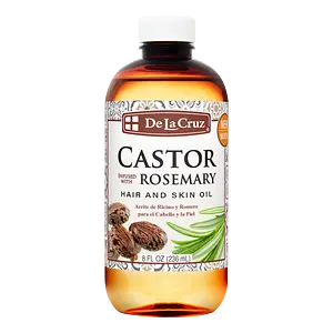De La Cruz Castor Infused With Rosemary Hair And Skin Oil