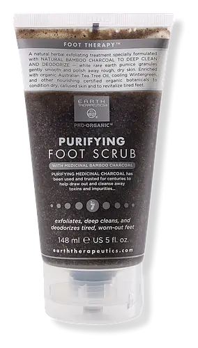 Earth Therapeutics Charcoal Purifying Foot Scrub