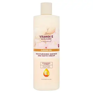 Superdrug Vitamin E Skin Care Moisturising Shower And Bath Cream Almond Oil