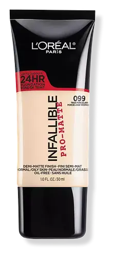 L'Oreal Infallible Pro-Matte Liquid Longwear Foundation 099 True Porcelain