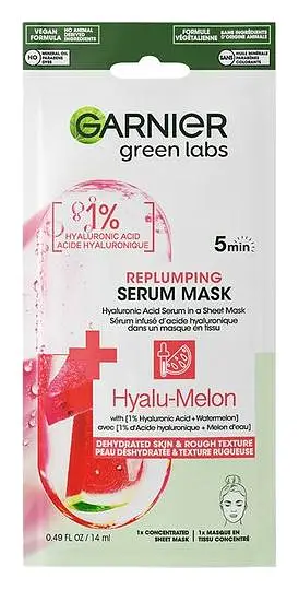 Garnier Hyalu-Melon Replumping Serum Sheet Mask