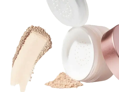 GRWM Cosmetics Powder Rush Loose Baking & Setting Powder Cream Puff