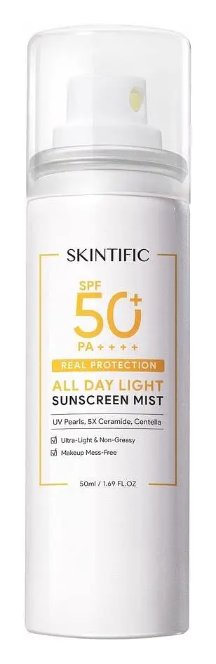 Skintific All Day Light Sunscreen Mist SPF 50 PA++++