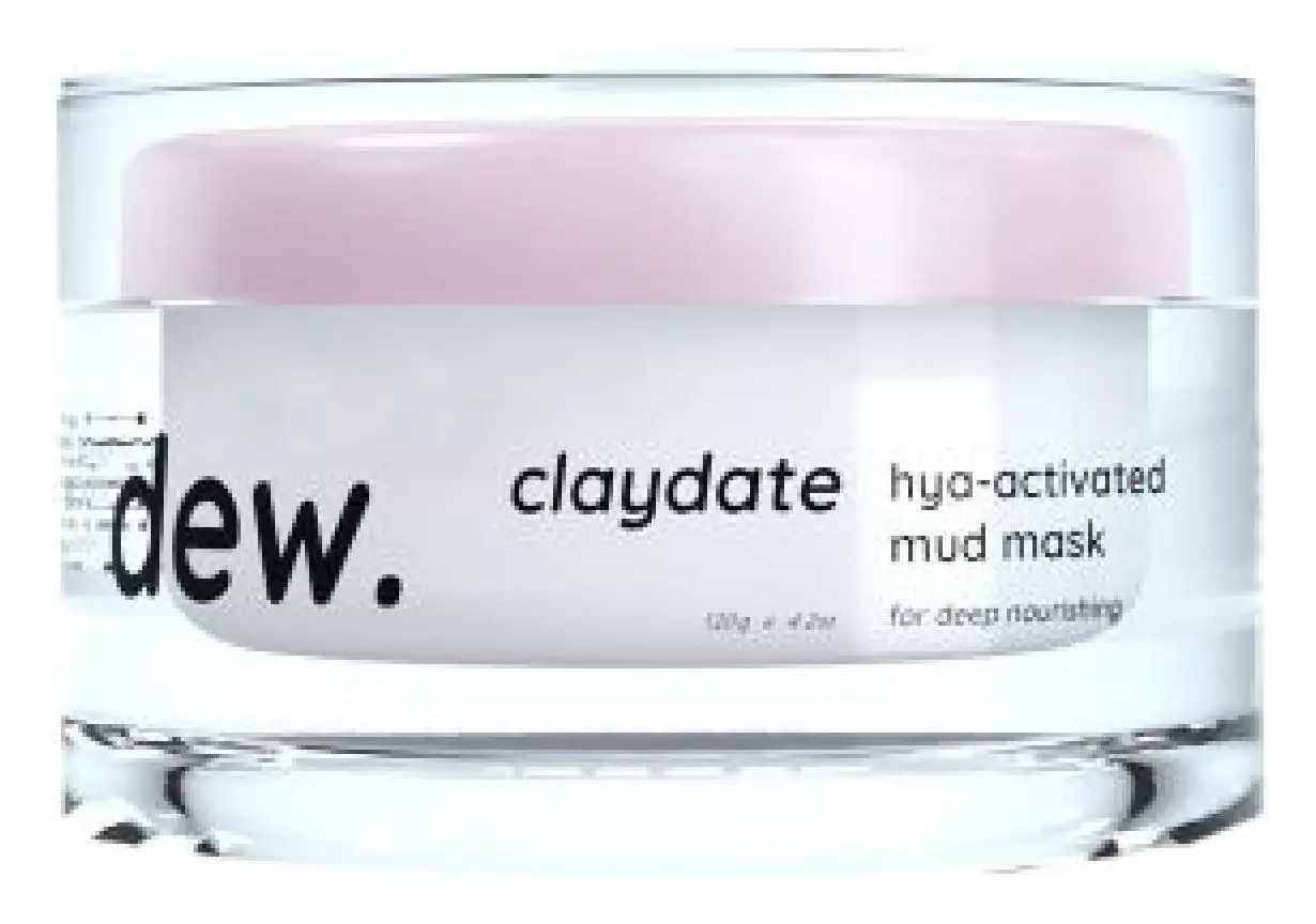 dew of the gods Claydate Hya-activated Pink Clay Mask
