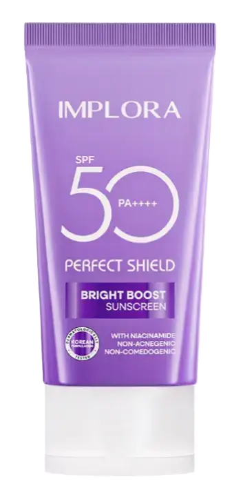 Implora Perfect Shield Bright Boost Sunscreen SPF 50