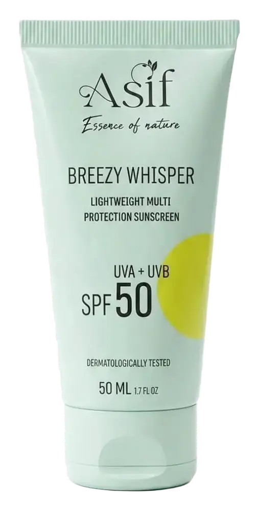 Asif Breezy Whisper Lightweight Multi-Protection Sunscreen SPF 50