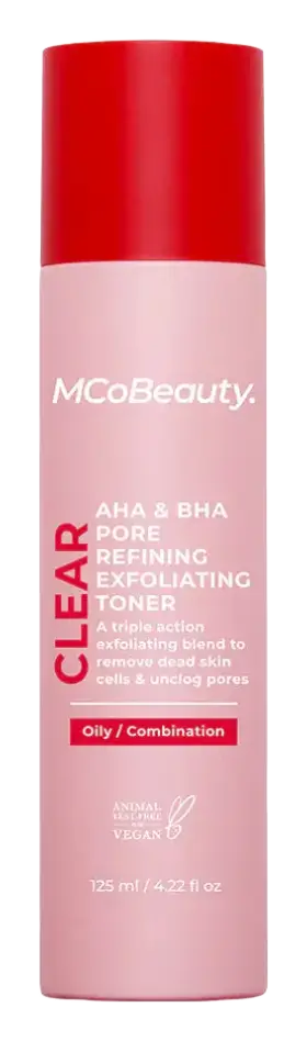 MCoBeauty. AHA & BHA Pore Refining Exfoliating Toner